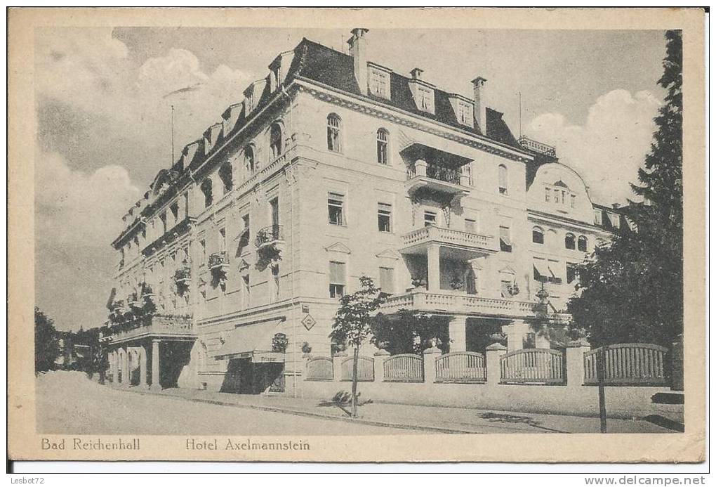 Cpa, Bad Reichenhall (Allemagne), Hôtel Axelmannstein - Bad Reichenhall