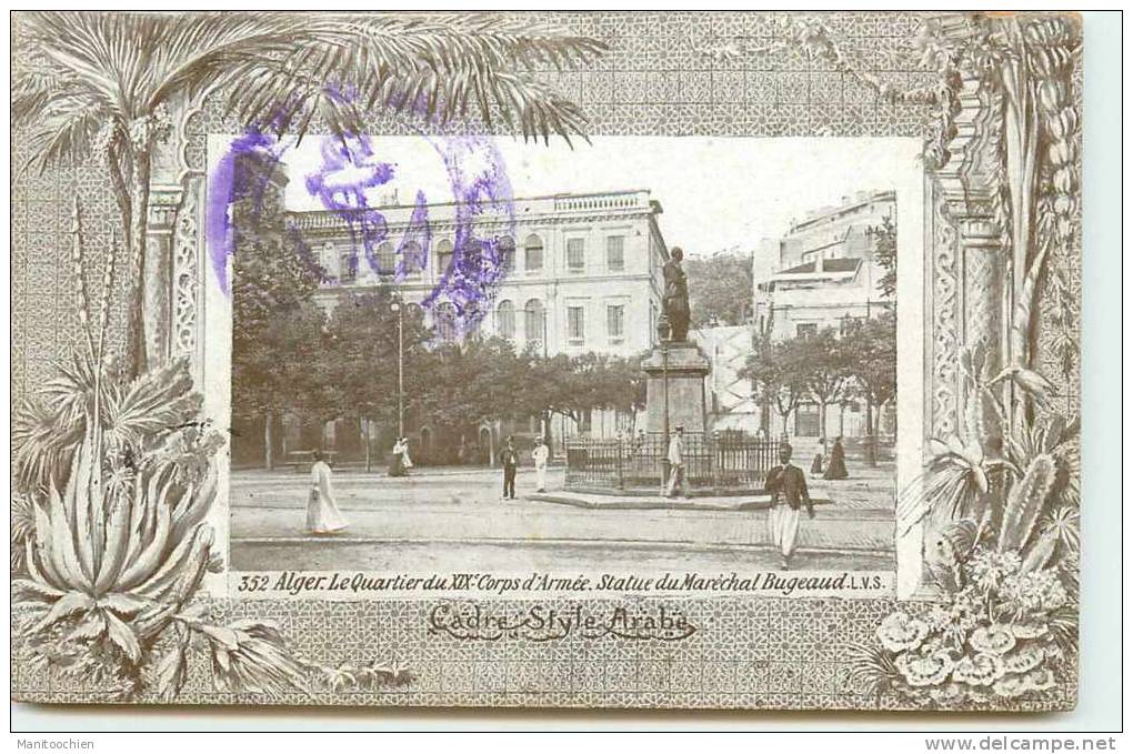 ALGERIE ALGER BELLE CARTE VOIR CACHET - Alger