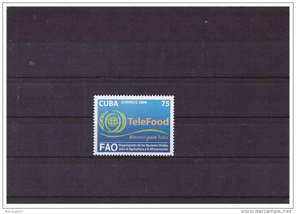 2006  TELEFOOD -FAO PROGRAM 1 VALUE MNH - Unused Stamps