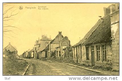 Hooglede : Yperstraat - Rue D'Ypres - Hooglede