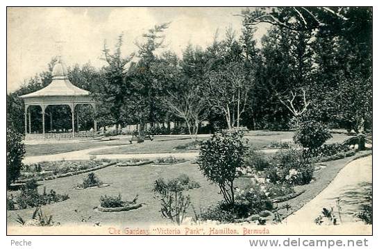 N°26048 -cpa The Gardens Victoria Park Hamilton -Bermuda- - Bermudes