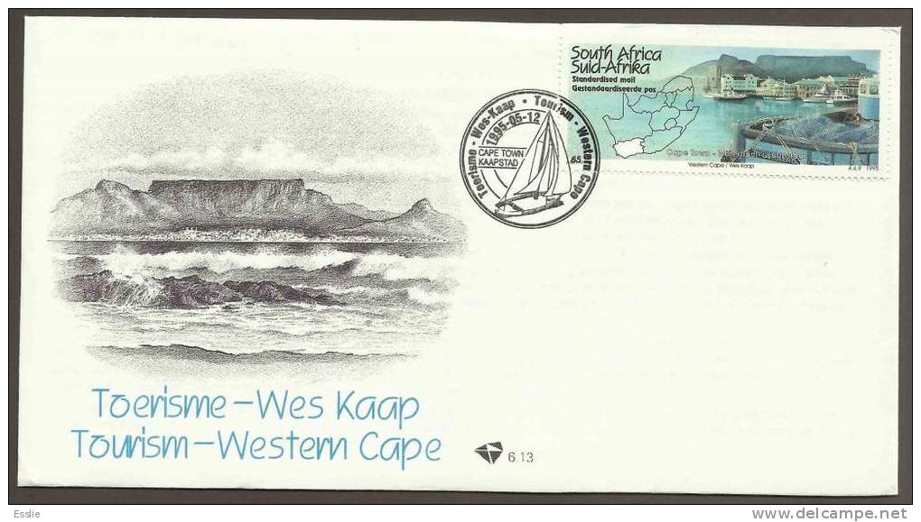 South Africa Various FDC 1995 Tourism All 9 Rhino, Elephant, Bush Pigs - Cartas & Documentos