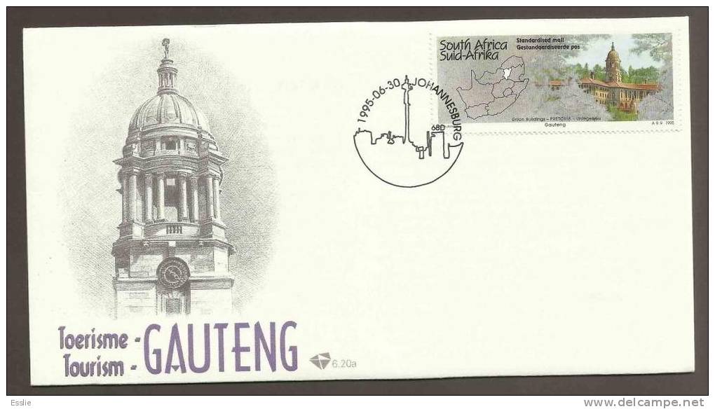 South Africa Various FDC 1995 Tourism All 9 Rhino, Elephant, Bush Pigs - Lettres & Documents