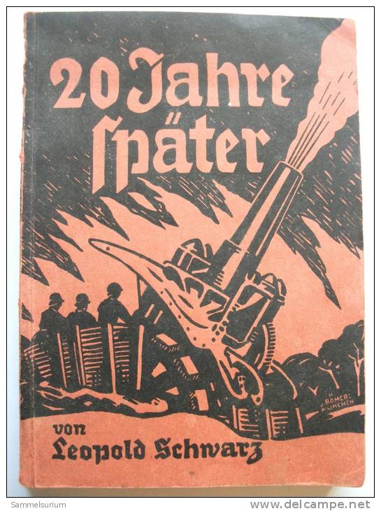 Leopold Schwarz "20Jahre Später" Kämpfen Und Sterben Um Eine Stadt (Verdun) Von 1935 - Police & Military