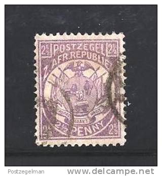 SOUTH AFRICA TRANSVAAL 1885 Used Stamp Vurtheim 2 1/2d Violet Nr. 16 - Transvaal (1870-1909)