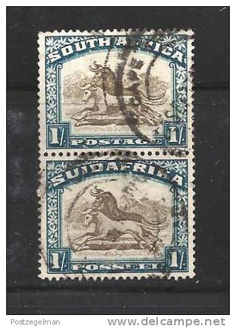 SOUTH AFRICA UNION 1933 Used Pair Definitives 1Sh  SACC-61  #12162 - Used Stamps