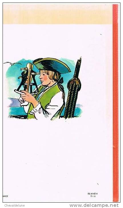 [ENFANTINA]  ROBERT LOUIS  STEVENSON  : L'ILE AU TRESOR ILLUSTRATIONS DE JACQUES POIRIER HACHETTE  1977 - Hachette