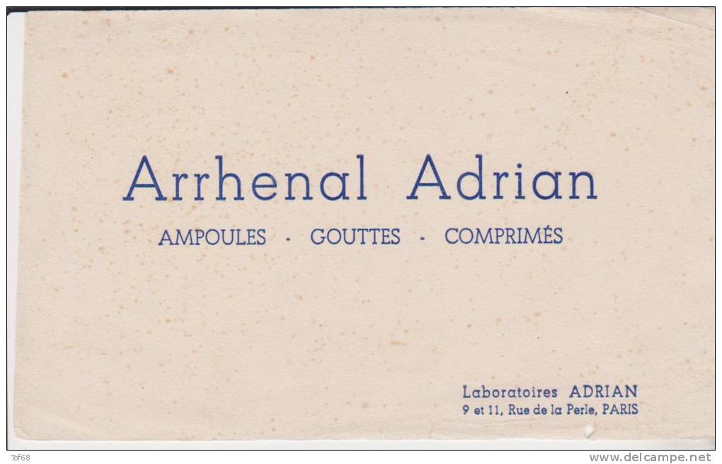 Buvard Laboratoires Adrian Paris - Süssigkeiten & Kuchen