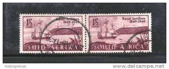 SOUTH AFRICA UNION 1949 Used Pair Stamps  British Settlers   Nrs. 209-210 - Used Stamps