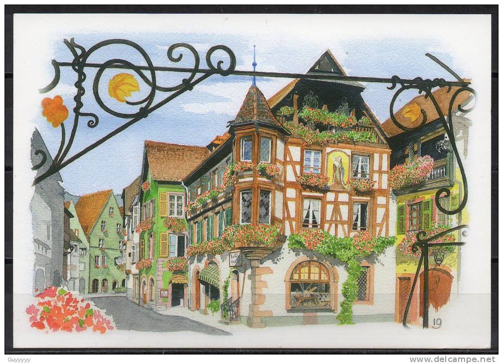 Alsace - Kaisesberg - Carte Postale D'après Une Aquarelle - Kaysersberg
