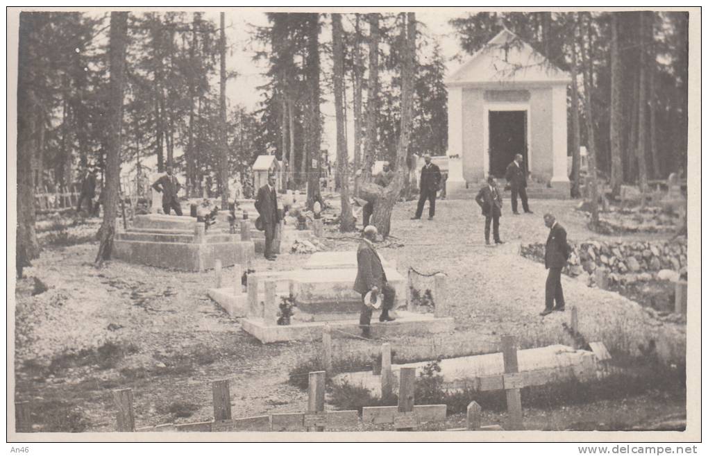 CORTINA -BOLZANO - CIMITERO DI POCOL  CARTOLINA FOTOGRAFICA ORIGINALE 100% - Bolzano