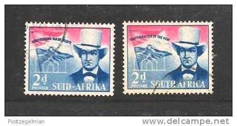 SOUTH AFRICA UNION 1955 Used Stamps Pietermaritzburg  Nrs. 255-256 - Used Stamps