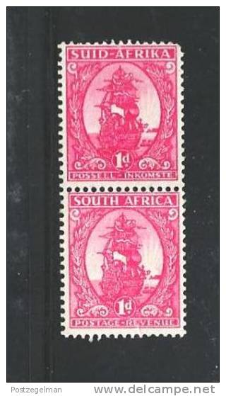 SOUTH AFRICA UNION 1943 Used Coil Stamps In Mono Colours Nrs. 171-172 - Oblitérés