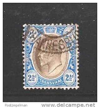 TRANSVAAL 1902  Used Stamp(s) Edward VII 2 1/2d Ultramarin Blue Saccnr. 105 - Transvaal (1870-1909)