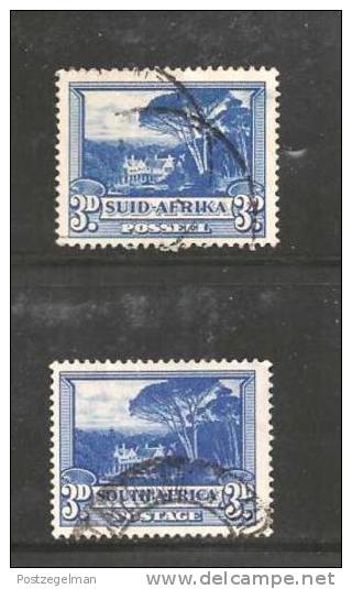 SOUTH AFRICA UNION  1933 Used Single  Stamp(s)  "hyphenated"3d Ultramarine Nr. 59 #12251 - Used Stamps