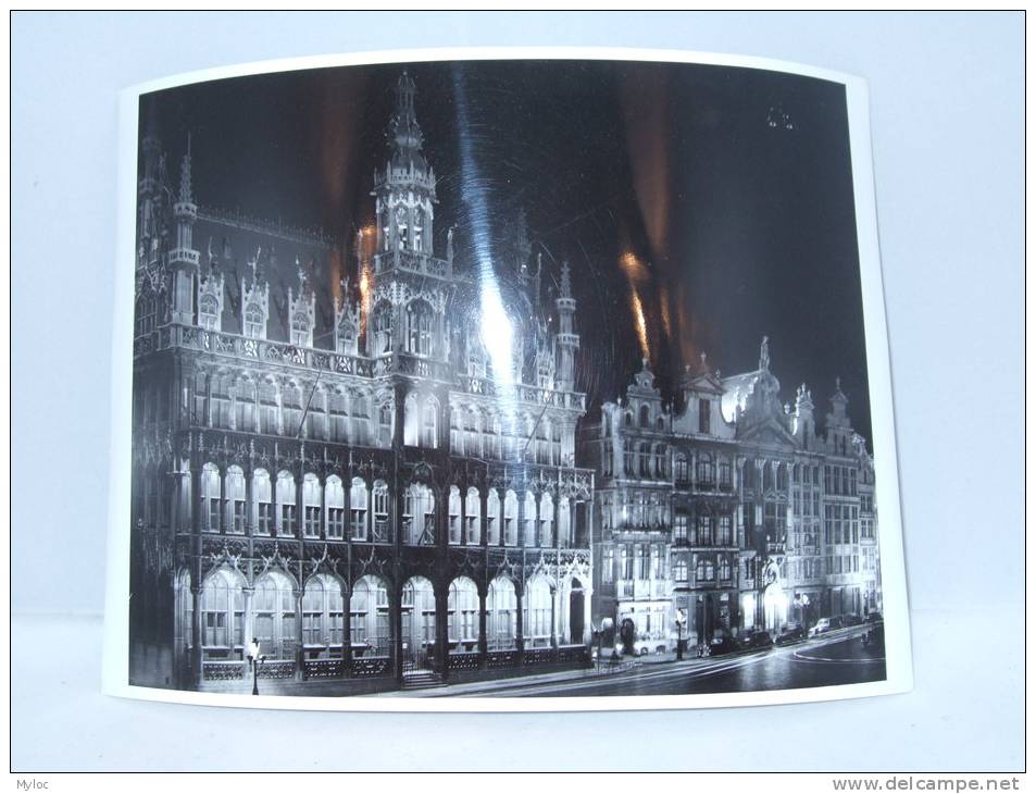 Photo. Foto. Grand'Place De Bruxelles., Hôtel De Ville. Grote Markt Van Brussel. Stadhuis.240 X 175 Mm - Luoghi