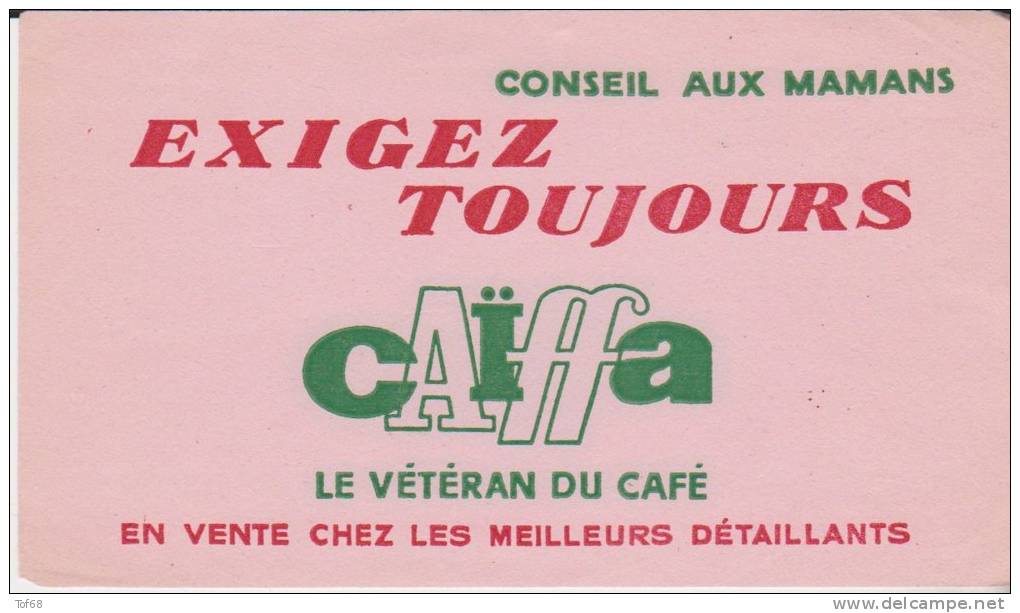 Buvard Café Caïffa - Café & Thé