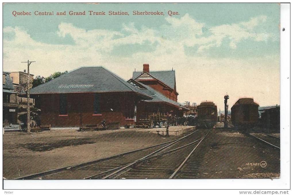 QUEBEC - Quebec Central And Grand Trunk Station, Sherbrooke, Que - Autres & Non Classés