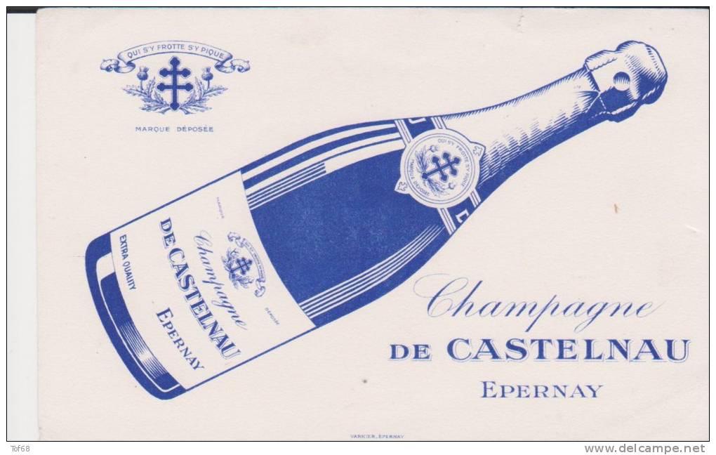 Champagne De Castelnau Epernay " Blanc " - Liqueur & Bière