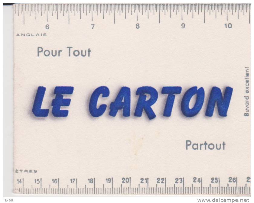 Buvard Depliant Le Carton - C