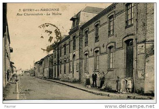 705  Givry En Argonne  La Mairie Rue  Charmontois - Givry En Argonne