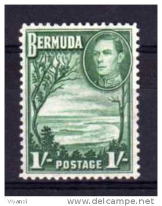 Bermuda - 1952 - One Shilling Definitive - MH - Bermudes