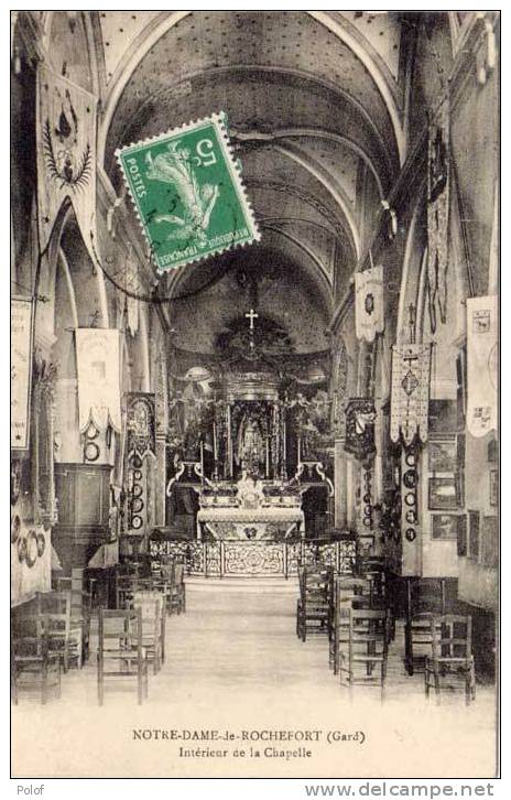 Notre Dame De ROCHEFORT - Intérieur De La Chapelle      (49226) - Rochefort-du-Gard