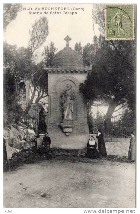 Notre Dame De ROCHEFORT - Statue De St Joseph        (49229) - Rochefort-du-Gard