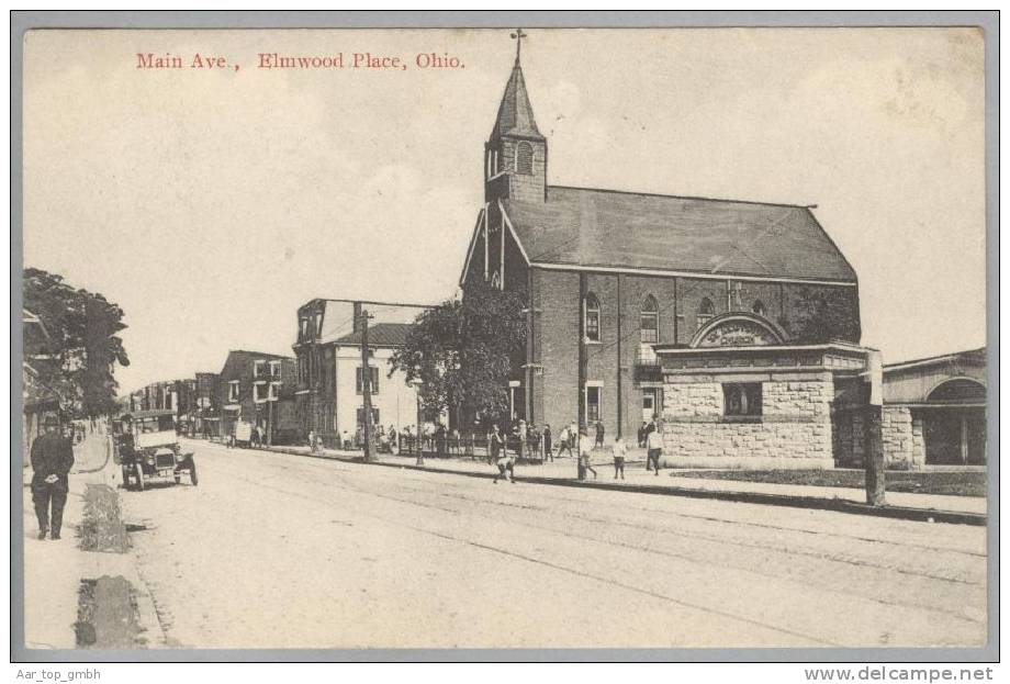 USA Ohio Elmwood Place 1915-11-23 Foto Kraemer Main Ave. - Autres & Non Classés