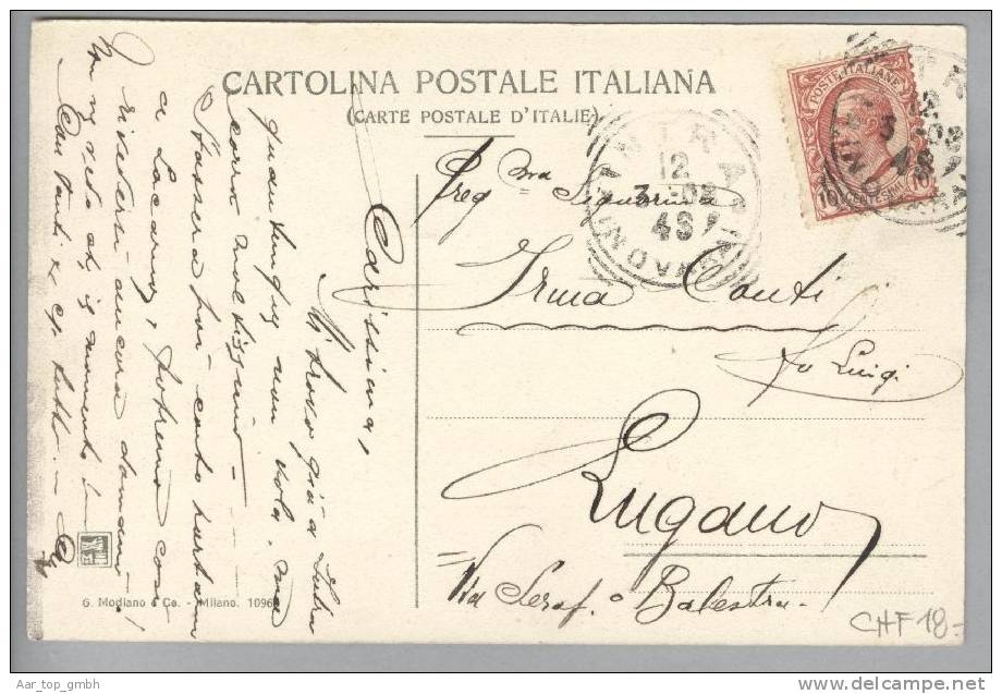 Italien Piemont INTRA 1908-03-12 Foto G.Modiano #10960 - Altri & Non Classificati