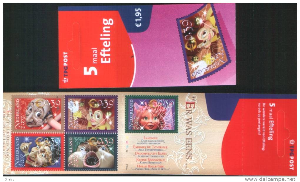 Olanda Pays-Bas Nederland  2002 Carnet Favole (Fairy Tales)  5v  Booklet ** MNH - Carnets Et Roulettes