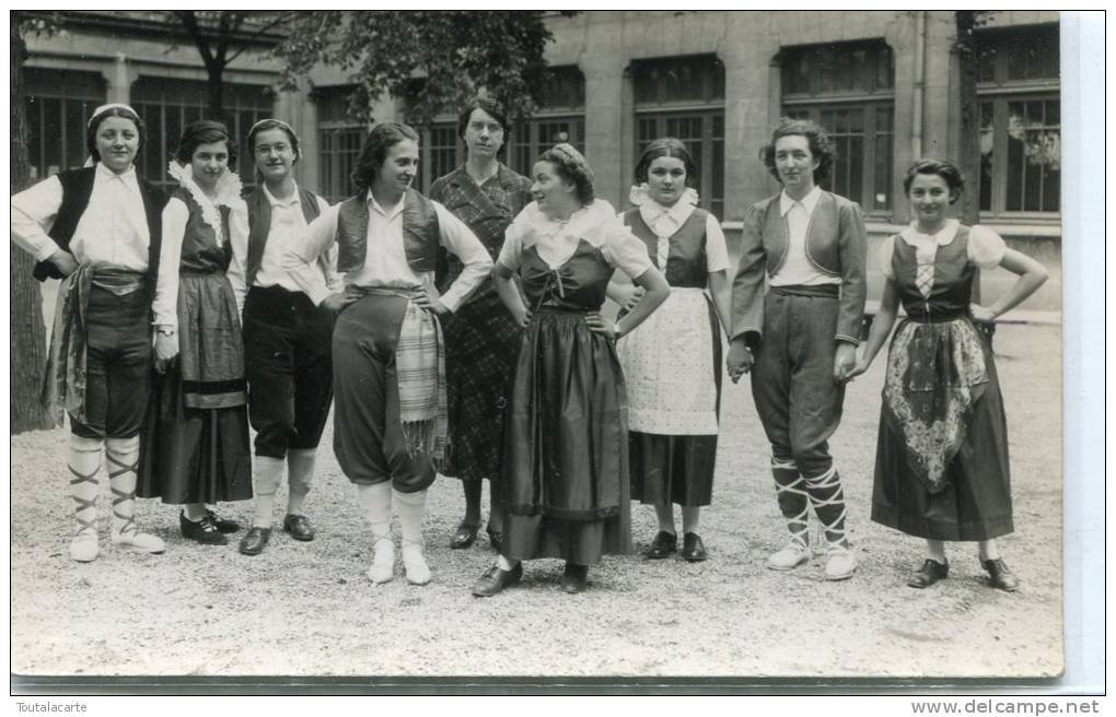 CPA CARTE PHOTO DE RENE SCHERRER PHOTOGRAPHE 17- 49 COURS VITTON LYON - Photos