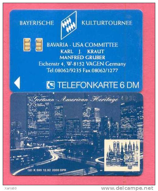 GERMANY: K-595 12/92 "Bayerische Kulturtournee" (2.000 Ex) - K-Series : Customers Sets