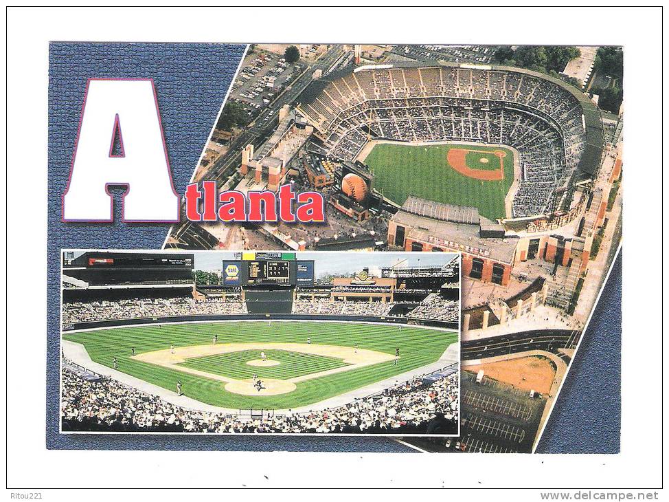 Cpm - STADE - ATLANTA -GEORGIE -U.S.A- Site Of The 1996 Olympics Games - Baseball Ballon Stadium - Atlanta