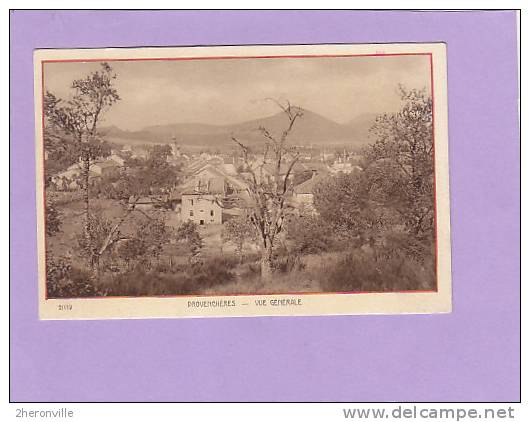 CPA -  88 - PROVENCHERES  - Vue Générale - Provencheres Sur Fave