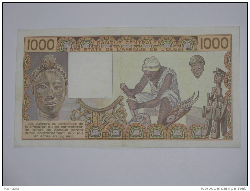 1000 Mille Francs 1984 -SENEGAL - Banque Centrale Des états De L´Afrique De L´ouest - - Sénégal