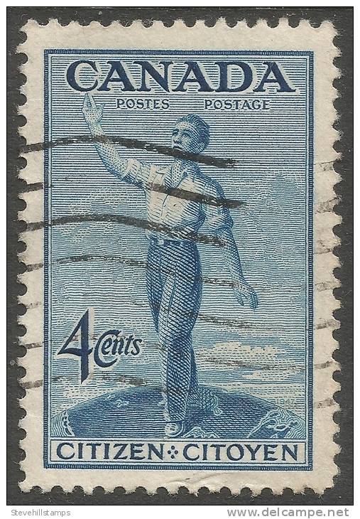 Canada. 1947 Advent Of Canadian Citizenship/80th Anniv Of Canadian Confederation. 4c Used - Used Stamps