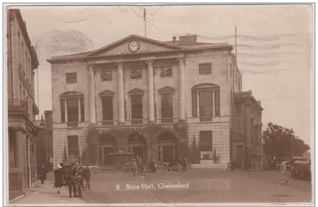 Shire Hall, Chelmsford. Post Used, Probably Late 1940's - Other & Unclassified