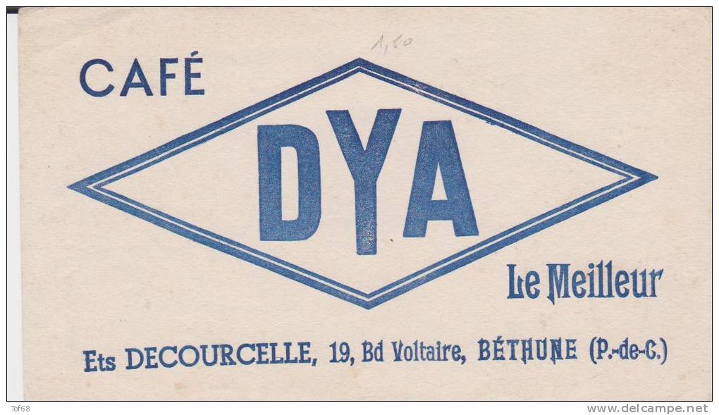 Buvard Café Dya - Café & Thé