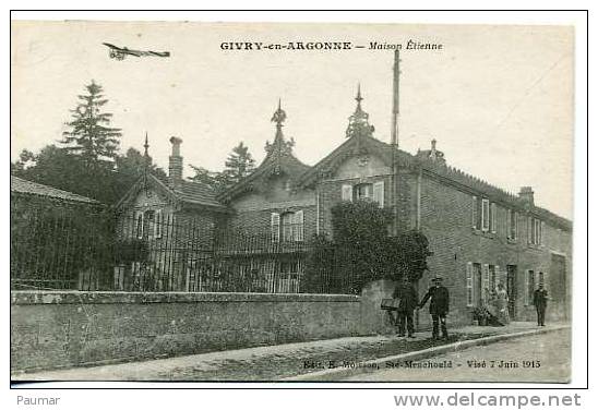 691    Givry En Argonne   Avec Facteur Et MaisonEtiénne - Givry En Argonne