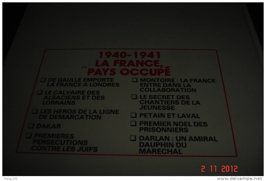 La 2nde Guerre Mondiale ,4 Volumes Sur 1148 Pages ,photos Et Textes ,images D'archives 30,5X24,3.Ed Le Tallandier - Andere & Zonder Classificatie