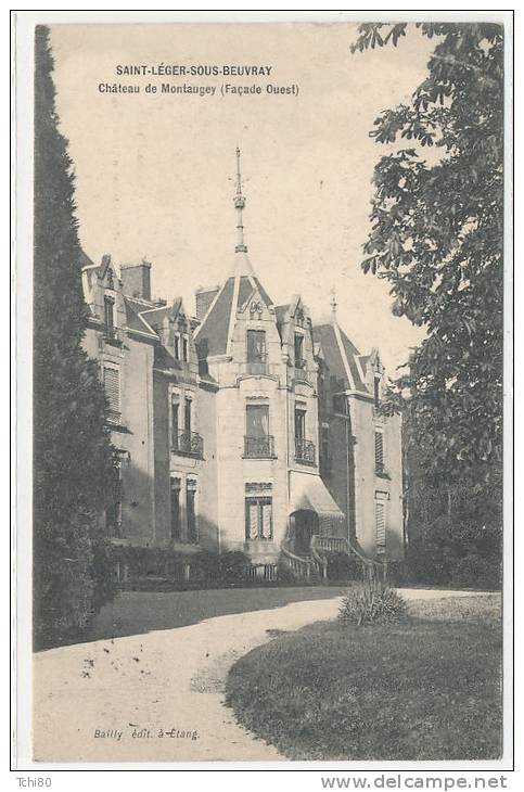 SAINT LEGER SOUS BEUVRAY - Château De Montaugey - Autres & Non Classés