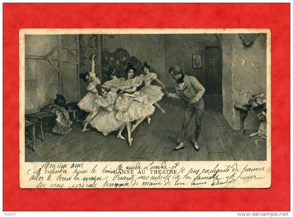 * DANSE AU THEÂTRE-Carte Illustrée(Début 1900, Voir Au Dos)-1903 - Danse