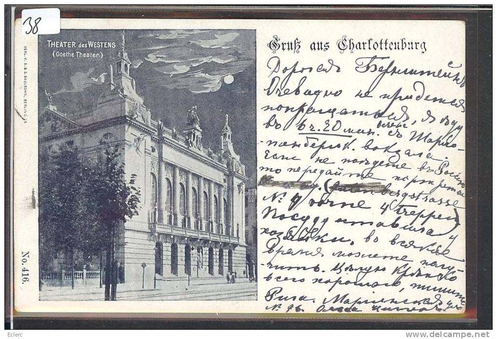 BERLIN - GRUSS AUS CHARLOTTENBURG  - TB - Charlottenburg