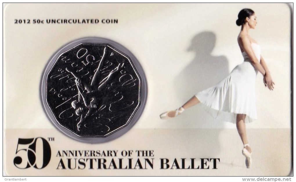 Australia 2012 Ballet 50 Year Anniversary $1 UNC Not Released - 50 Cents