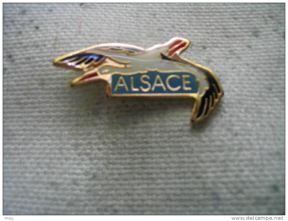 Pin´s Cigogne D'Alsace - Animaux