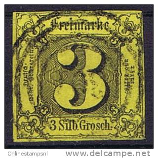 Deutschland: Thurn Und Taxis Mi 6 B Used/cancelled - Used