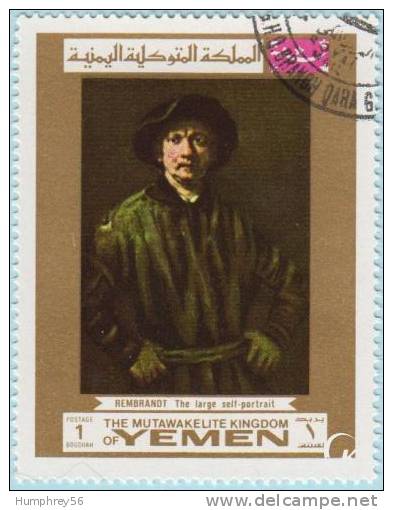 1969 - YEMEN - Y&T 275A - Rembrandt Harmenszoon Van Rijn (1606-1669) - Yémen