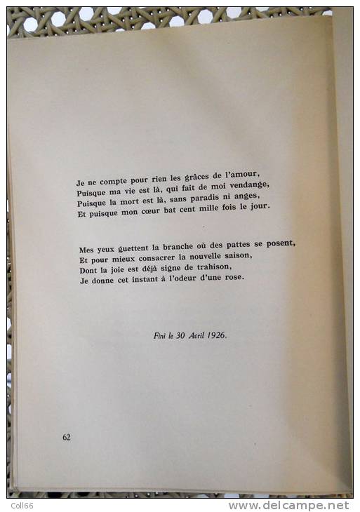 Pamir Poème De Georges Chennevière édition Numérotée  Orné  Par André Chennevière édition Sagesse  1926 - Franse Schrijvers