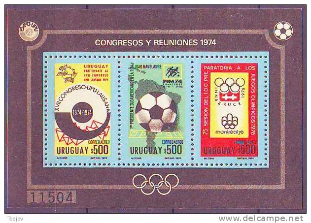 URUGUAY - EVENTS FOOTBALL OLYMPIADE UPU, FUSSBALL  - 1974 - 1974 – Germania Ovest